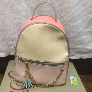 Pink mini bookbag